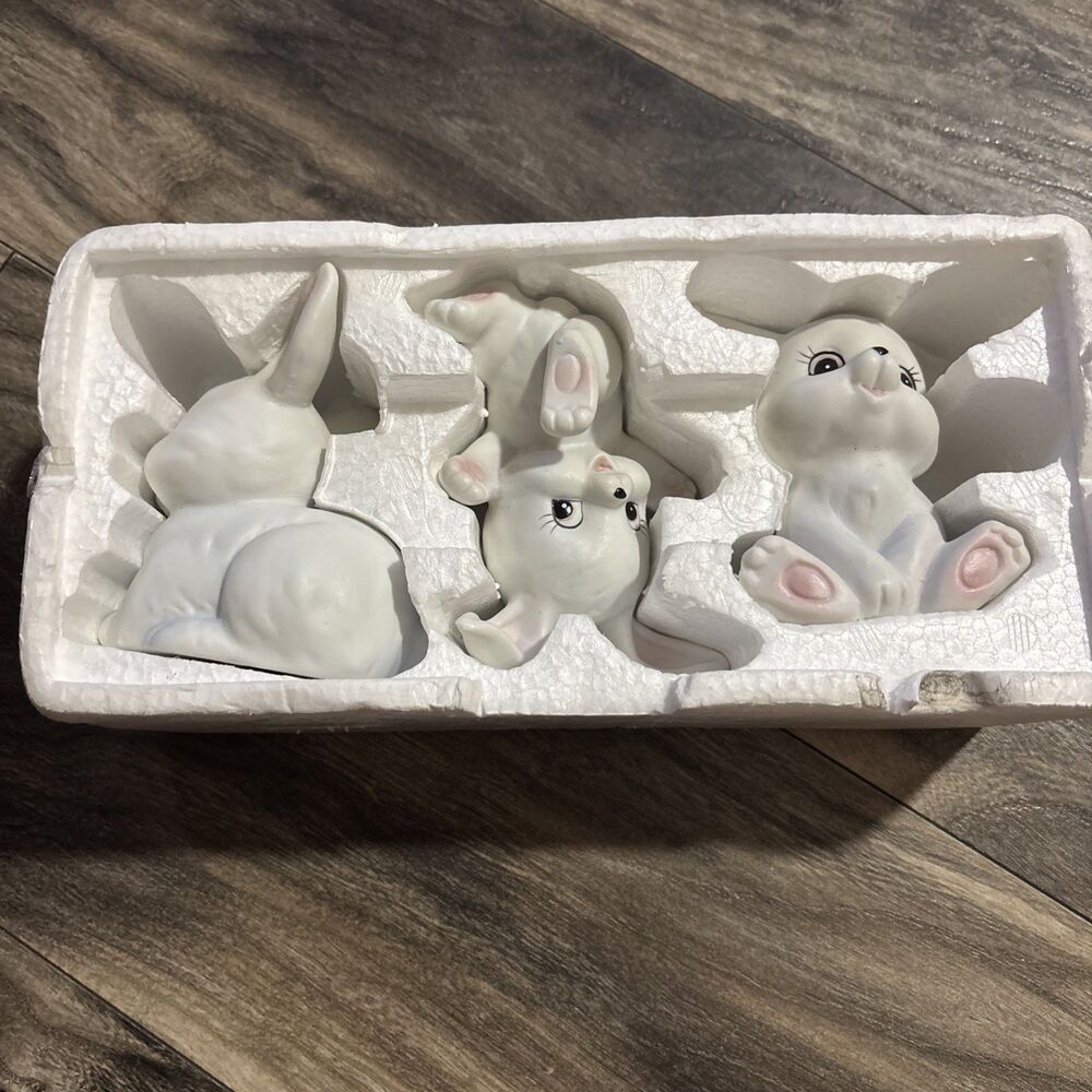 Vintage Glass Bunnies